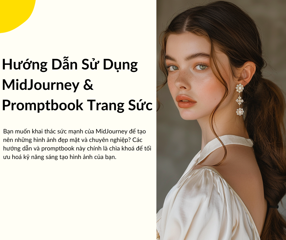 MidJourney - Prompts Tạo Người Mẫu AI Chân Thực Thời Trang, Trang Sức