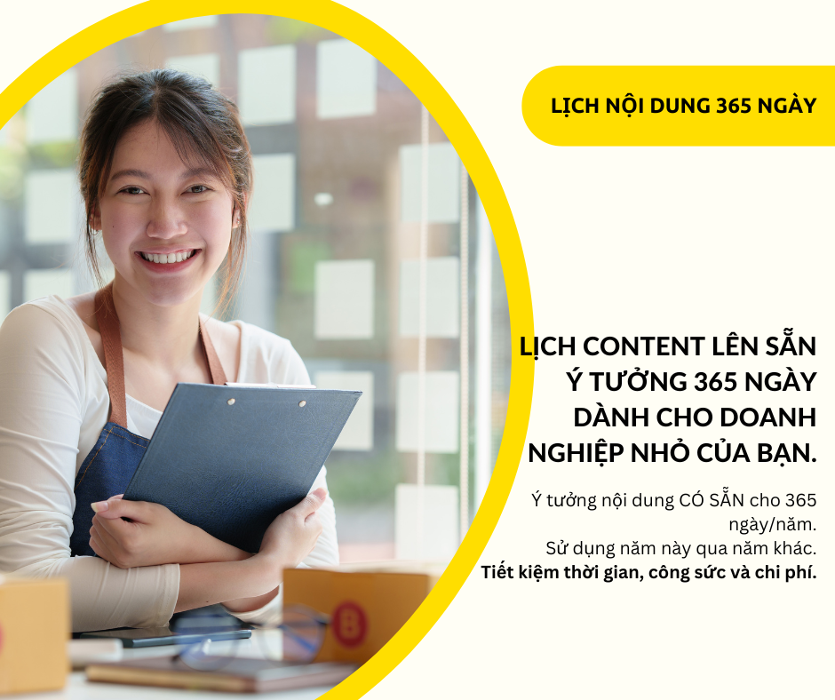 Mẫu Content Calendar 365 Ý Tưởng Thu Hút Xây Kênh Cho KOLs, Content Creator