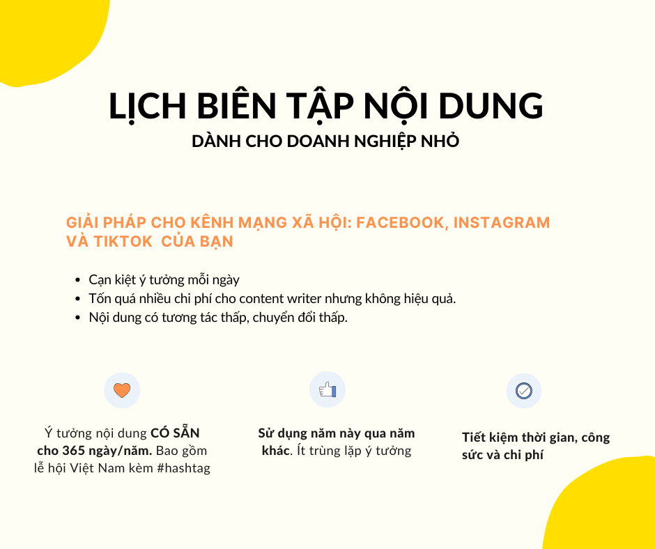 Mẫu Content Calendar 365 Ý Tưởng Bứt Phá Doanh Thu Dành Cho Sản Phẩm Vật Lý